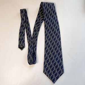 Bill Blass Black Label Geometric Neck Tie 100% Silk